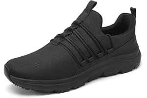 VikoViren Non Slip Work Shoes for Men Restaurant or Food Service Sneakers Breathable Lightweight Water Resistant Walking Shoes Chef Kitchen Footwear