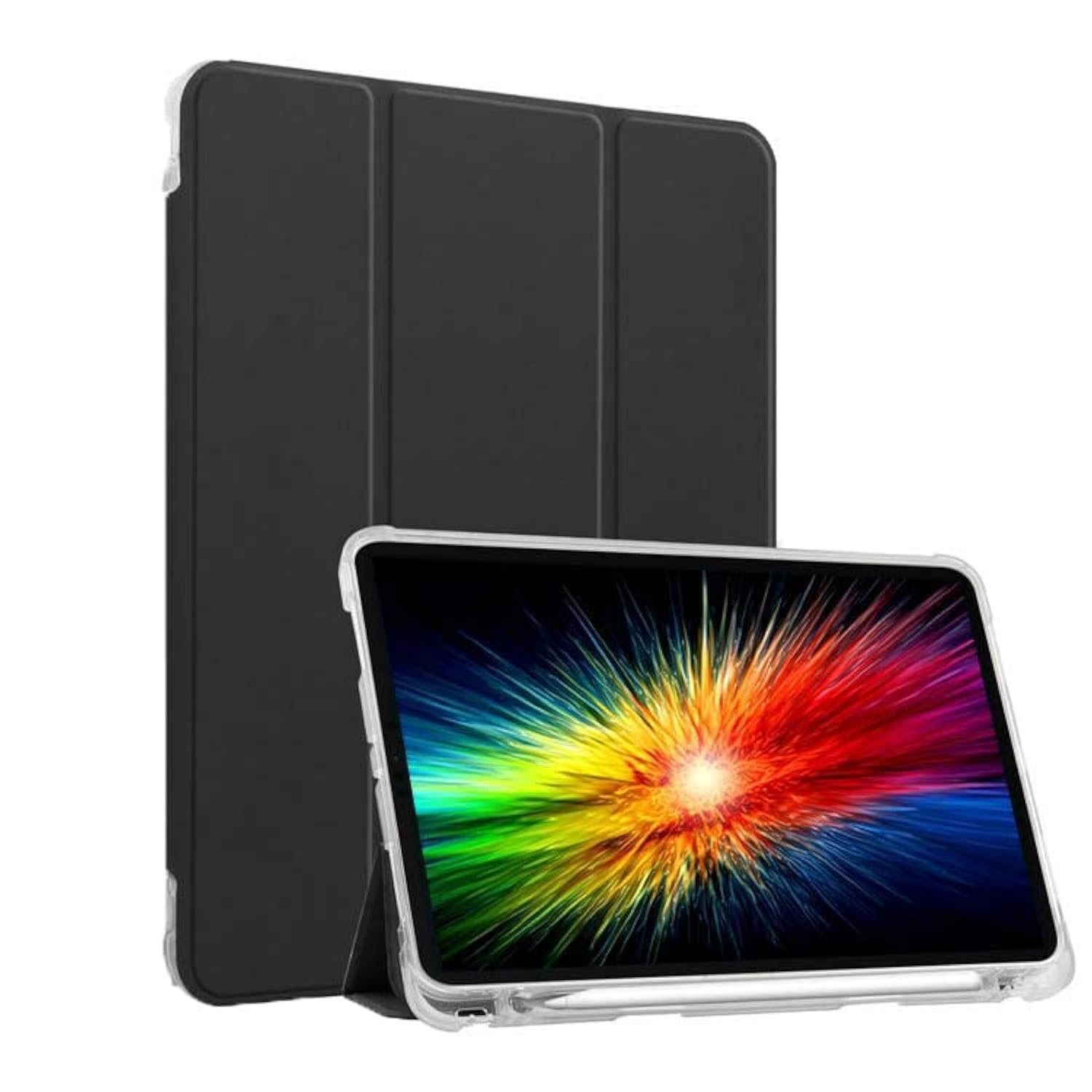 BXGH Case for iPad Pro 11 Inch 2022 (4th Generation)/2021(3rd Generation)/2020(2nd Gen), Smart Case for iPad, Auto Wake/Sleep - Black