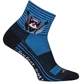 SockGuy Unisex Live Fast 3in Ankle Athletic Cycling/Running Socks