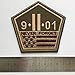 KKA SpaceAuto Never Forget The September 11 Attacks The Pentagon 9/11 Nation Tactical Morale Desert Badge Hook & Loop Embroidery Patch 3.42