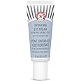 First Aid Beauty - Hydrating Eye Cream with Hyaluronic Acid, Nourishing Eye Cream that Provides 24 hours of Hydration, Helps Smooth Fine Lines, Wrinkles & Puffiness, Safe for Sensitive Skin, 0.5 oz
