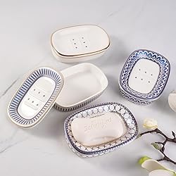 Self Draining Soap Dish, Double-Layer Bar Soap
