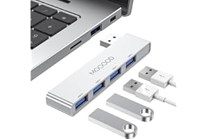 USB Hub 3.0 MOGOOD USB Hub for Laptop USB Splitter USB Port Splitter USB Port Expander USB Multiport Adapter Laptop, Xbox, Flash Drive, HDD, Console, Printer, Camera,Keyborad, Mouse