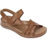 Clarks Women's Cecily Strap Sandal Tan Combi - 26181427