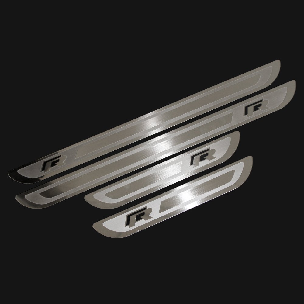 Door sill scuff plate Guards Sills fit Vw Cc Passat B7 Jetta Mk5 Mk6