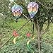 Mimgo Store Grid Windsock Colorful Hot Air Balloon Wind Spinner Garden Yard Outdoor Decor