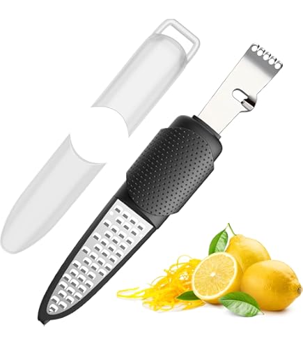 Amazon.com: Lemon Zester Tool 4-in-1 with Channel Knife