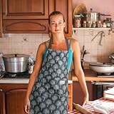 Lanzn 2 PCS Women's PVC Apron Waterproof Kitchen Cooking Baking Grilling with view 6
