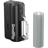 SMALLRIG SC18 EDC Power Bank, 5000mAh 21x70 3.6V Swappable Portable Charger | 20W Fast Charging, Carabiner EDC Case for DJI Action 6/5Pro/4, Insta360 X6/X5/Ace, Gopro 13/12/11, for iPhone 18 Pro/17 Pro