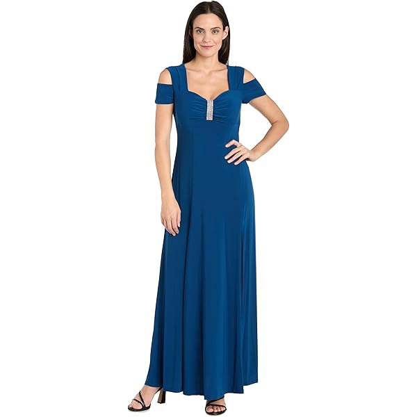 Amazon.com: R&M Richards Women's Midnight Sweetheart Gown