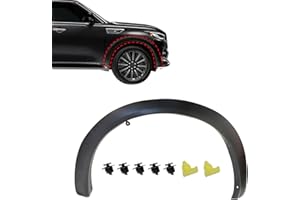Sekeseauto Front Passenger Fender Trim Molding, Fit for Infiniti QX80 2014-2022, QX56 2011-2013, Replace# IN1291102 638101LA2A, Wheel Fender Flare Arch Trim