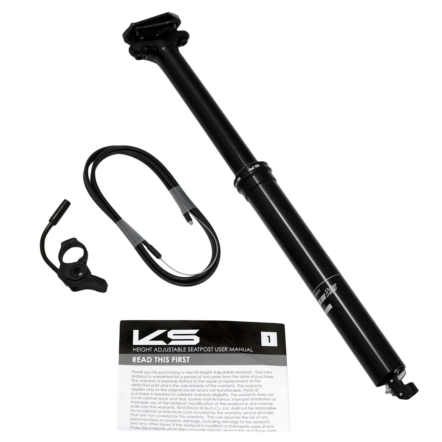 Kind Shock KS Rage-iS Suspension Dropper Seatpost w/ Remote 31.6x438mm T: 150mm ,KS2736