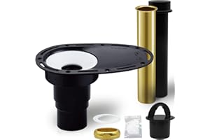 YUUCOO Upgrade Freestanding Tub Drain Rough-in Kit for Freestanding Bathtub, with Brass Pipe and ABS Pipe - CUPC Certification