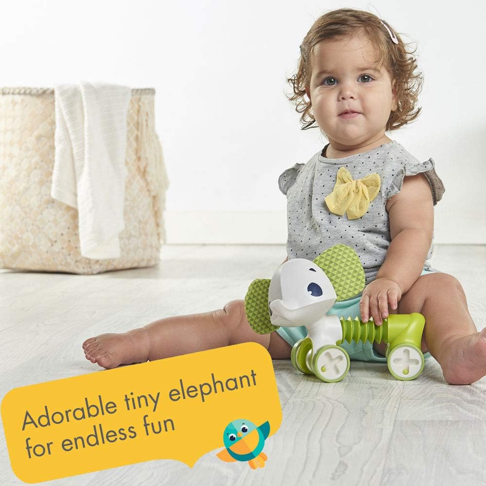 Tiny Love Samuel Elephant, Rolling Toy, 0M +, Green - Image 5