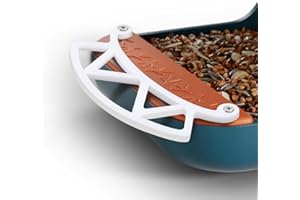 MOTAIN Landing Front Perch for Bird Buddy Birdfeeder,Space Extender Addition Compatible for Bird Buddy (White)