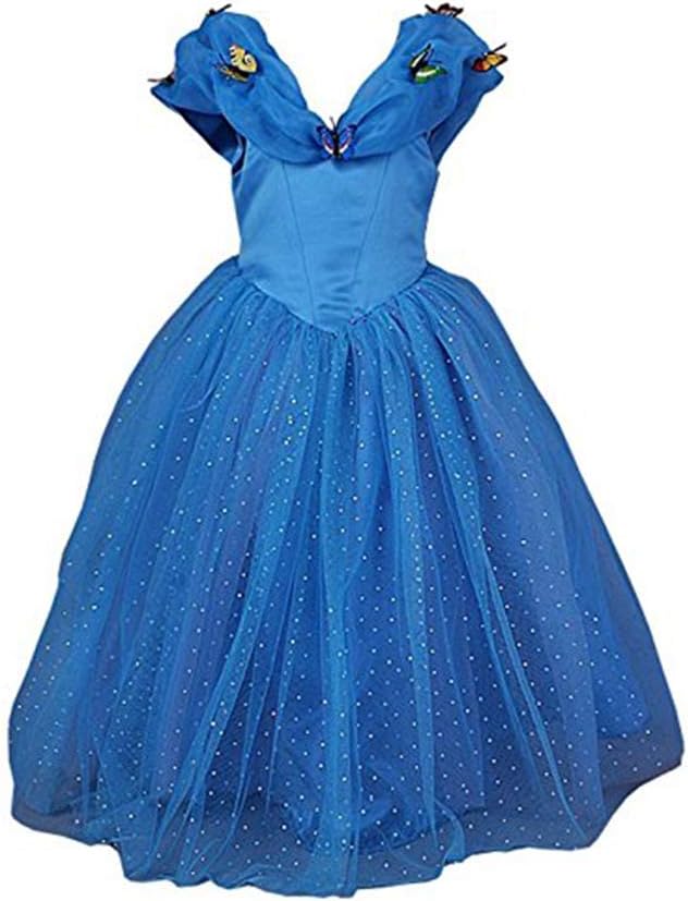 GoodCorsetMall Cinderella Dress Princess Costume Dress with Butterflies Girls