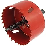 Uxcell Bimetal Hole Saw Triangle Shank Drill Bit, 2 3/4-Inch Diameter