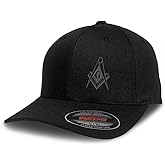 Flexfit Left Side Panel Mason Gray Thread Embroidery Hats for Men & Women