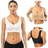 BESTENA Sports Bras for Women, 3 Pack Seamless