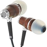 Symphonized NRG 3.0 Wood Earbuds Wired, In Ear Headphones with Microphone for Computer & Laptop, Ear Phones for Android with 