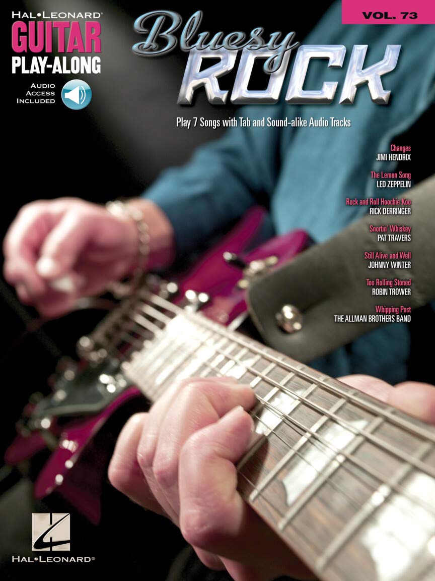 Guitar Play Along Volume 73 Bluesy Rock Guitar Book/Cd (Hal Leonard Guitar Play-Along)