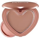 lilybyred Luv Beam Cheek Balm | Heart-Shaped Korean Cream Blush, Semi-Matte Finish, Long-Lasting, Blendable & Buildable, Soft Creamy Texture, Lightweight, Natural Flush, 0.12 oz. (15 Nutty Beam)