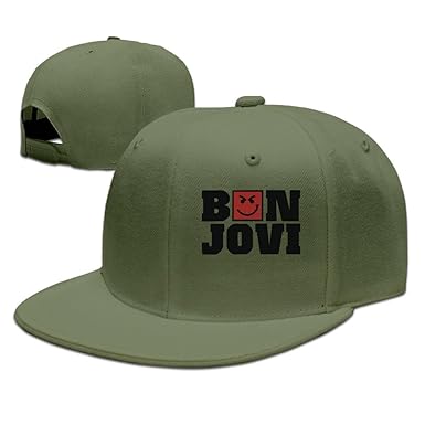 Amazon Bon Jovi Have A Nice Dayロゴメンズフラット野球