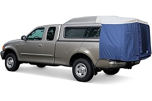DAC INC. OF LOUISIANA DAC DA2 Full-Size Truck Bed Tent for Caps– Fits Ford F-150, Chevy Silverado, Toyota Tundra, Tacoma (2005+), Tailgate ≥ 58" – Converts Truck with Cap into Camping Tent