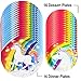 My Shoppe Rainbow Unicorn Birthday Party Supplies Pack Bundle Kit Includes Dinner Plates, Dessert Plates, Cups, Large and Small Napkins, Table Covers and Centerpiece - Serves 16 People