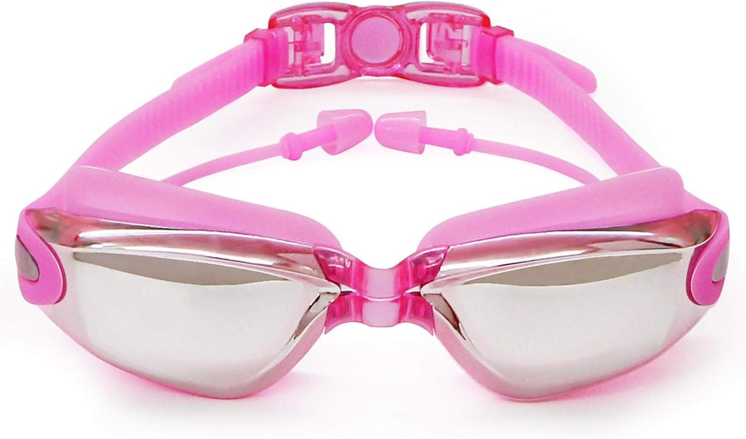 ZONE3 Gafas de natación ATTACK exclusivas de Estados Unidos con lentes antivaho y curvas, color