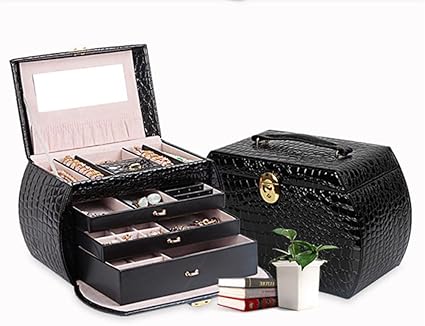 Princesse Boite A Bijoux Style Europeen Serrure Main Boite Bijoux En Bois Montre Boite De Rangement Boite A Bijoux D Amazon Fr Cuisine Maison