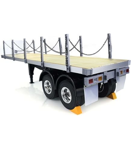 ホビーラジコン Tamiya 1/14 Scale Flatbed Semi-Trailer Amazon.com: wheelfun RC Tractor Flatbed Semi Trailer Truck 1