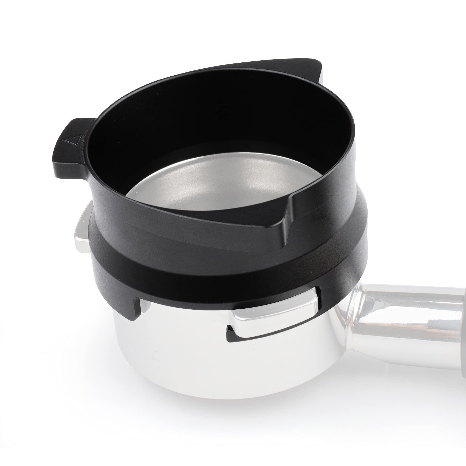 Photo 1 of FIRJOY 54mm Espresso Dosing Funnel for Breville Barista Portafilters (Aluminum Alloy-Black)
