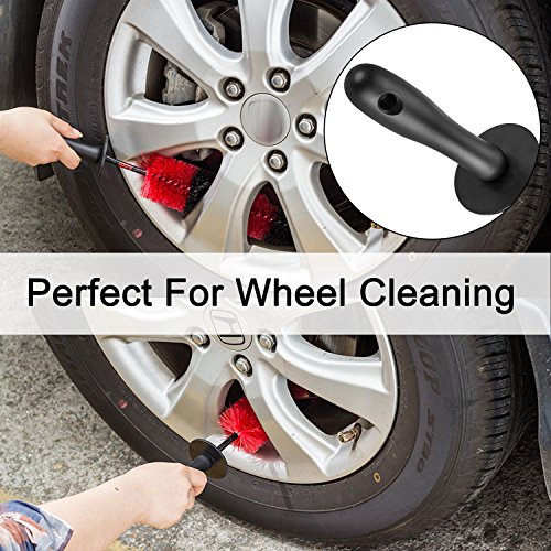 Premium Wheel /Rim Cleaning Brush Long Soft Bristle,Car Wheel Brush,Rim Tire Detail Brush,Multipurpose use For Cleaning Wheels,Rims,Exhaust Tips,Motorcycles,Bicycles, Grills,Engine (CCS-001) - Thumbnail 3