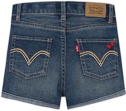 Levi's Girls' Denim Shorty Shorts