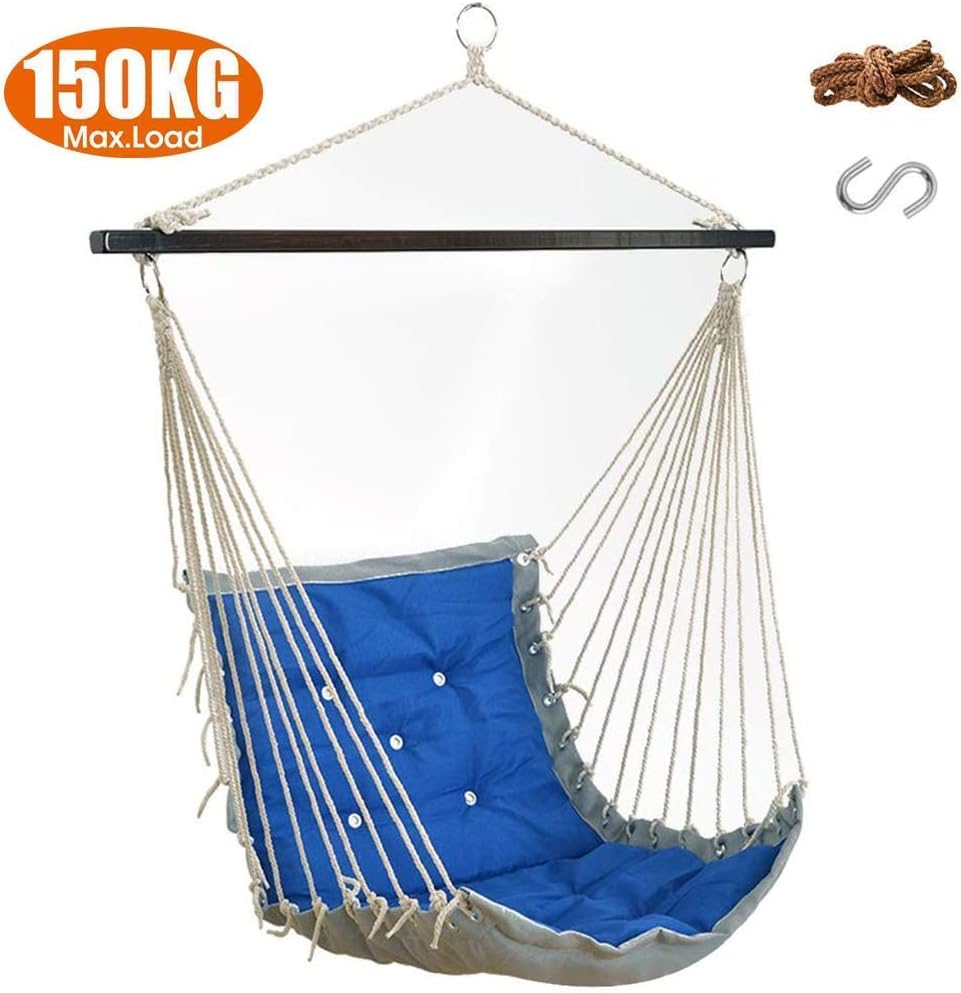 FACAI Hanging Chair, Swing Hammock Hanging Chair, Rope