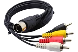 Additional Bronze Noise 5Pin Male to 4RCA Male Link Clear Sound Display Transfer Sound Video Processor Cord