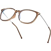 VISOONE Light Weight Slip Resistant Blue Light Blocking Computer Glasses with Anti Glare UV400 for Man Women GAEL