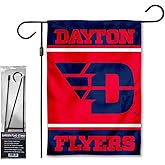 Dayton Flyers Garden Banner Flag with Flag Pole Stand Set