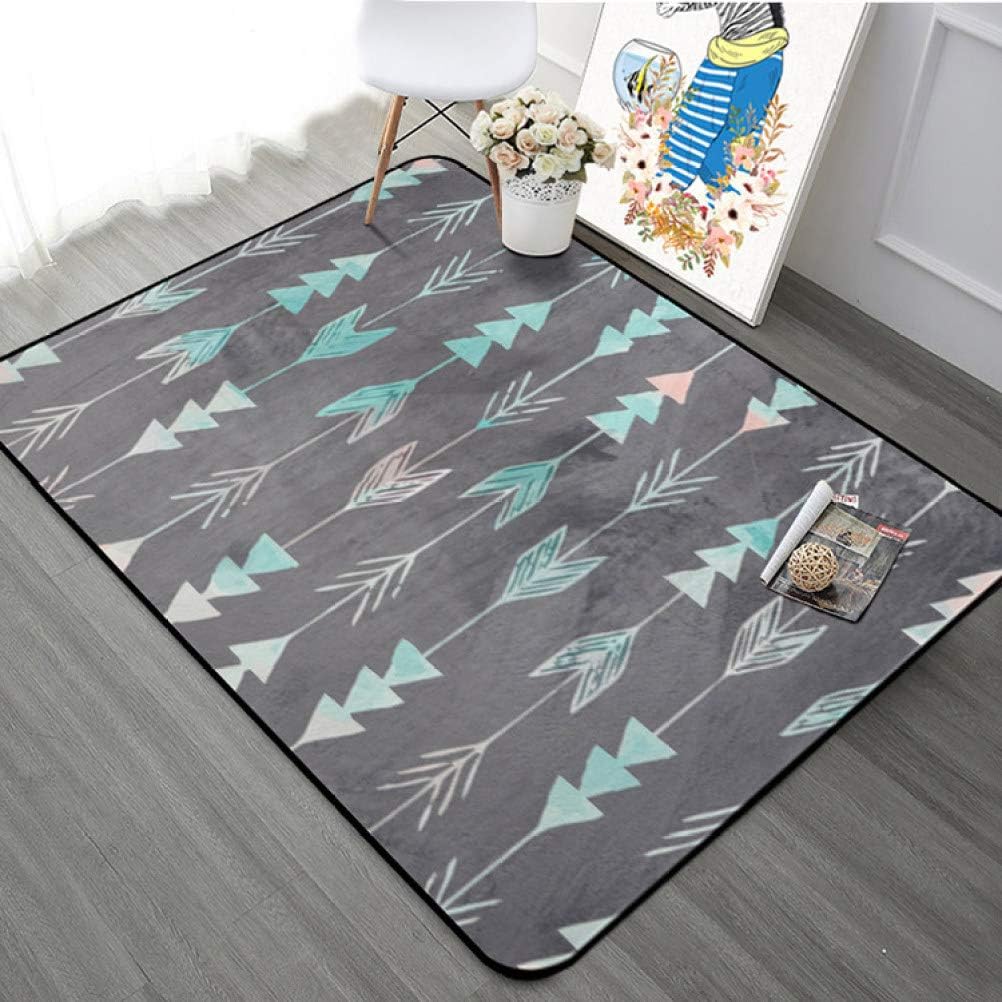 Amazon Com Tsavm Geometric Arrow Living Room Carpet Kids Room Antiskid Rug Rectangle Bedroom Sofa Mats Coffee Desk Carpets Sports Outdoors