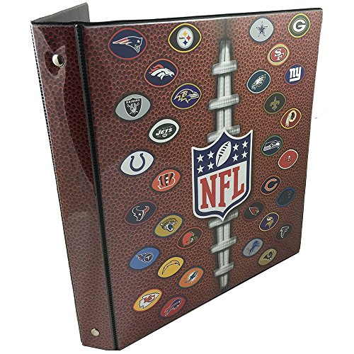 NFL Team School Supplies - Heavy Duty 3-Ring Binder - 1