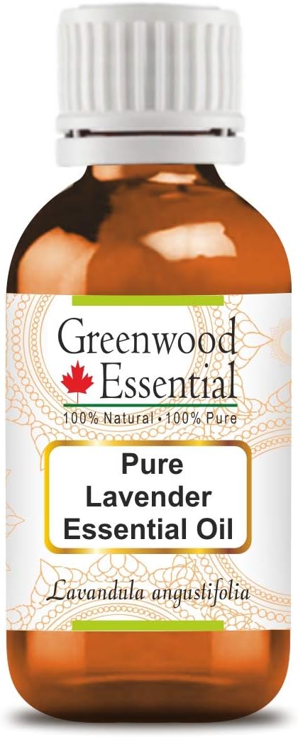 Greenwood Essential Pure Lavender Essential Oil (Lavandula angustifolia) Steam Distilled Natural Therapeutic Grade 15ml (0.50 oz)