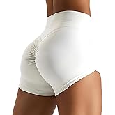 Womens Butterlift High Waist Scrunch Butt Biker Shorts 3 Inches No Front Seam Workout Yoga Gym Booty Shorts