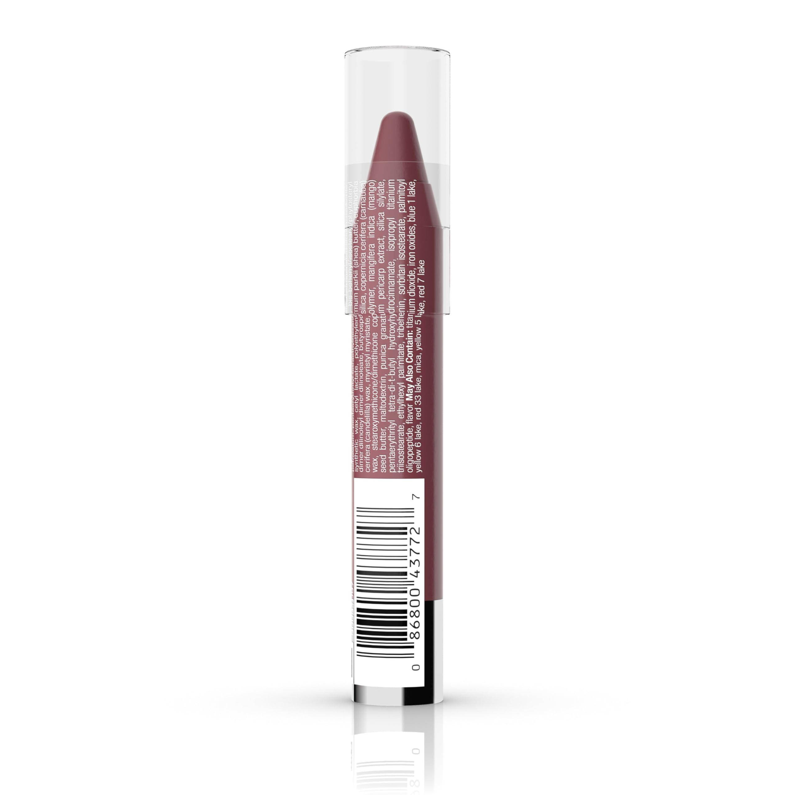 Neutrogena Moisture Smooth Color Stick for Lips, Moisturizing and Conditioning Lipstick with a Balm-Like Formula, Nourishing Shea Butter and Fruit Extracts, 120 Berry Brown.011 oz (Pack of 1)