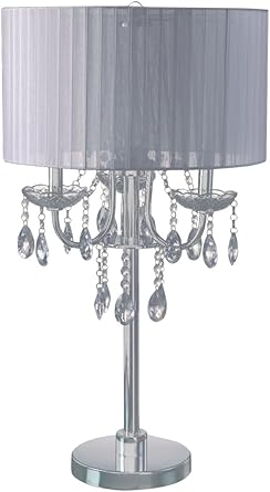 matching ceiling light and table lamps