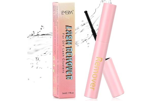 EMEDA Cluster Lash Glue Remover Lash Bond Remover Gentle Lash Remover for Eyelash Bond Transparent Eyelash Cluster Glue Remov