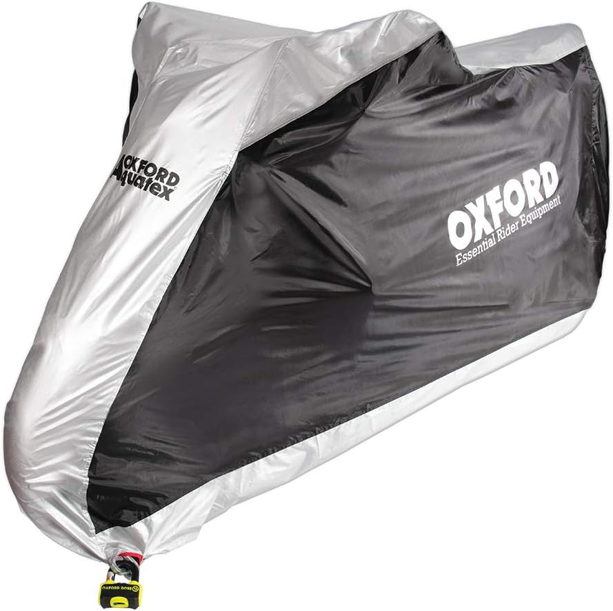 Oxford Aquatex Waterproof Motorbike Cover Large Stitched Nylon 150C