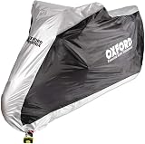 Oxford Aquatex Waterproof Motorbike Cover Large Stitched Nylon 150C