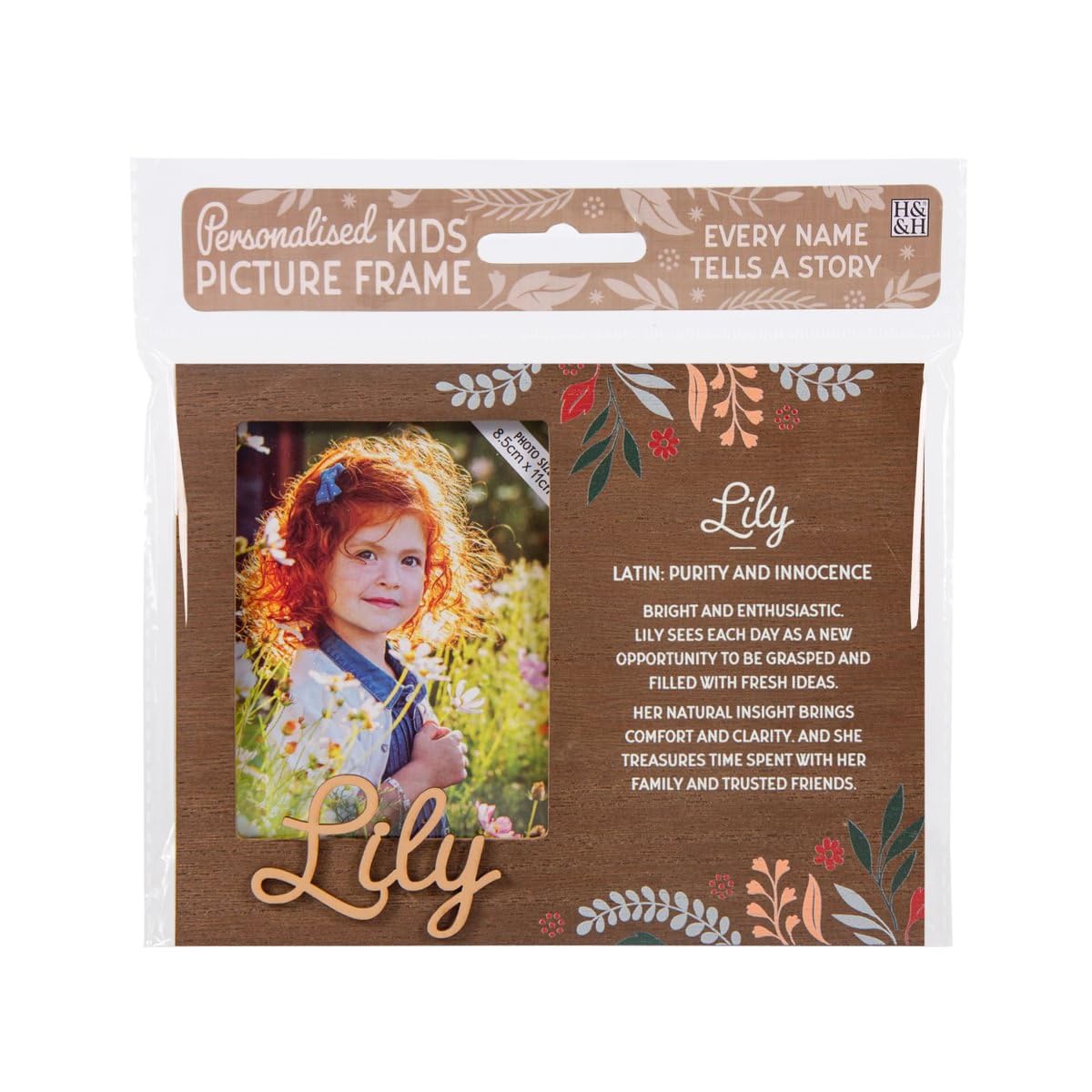 Personalised picture frames (Lily) — image 1
