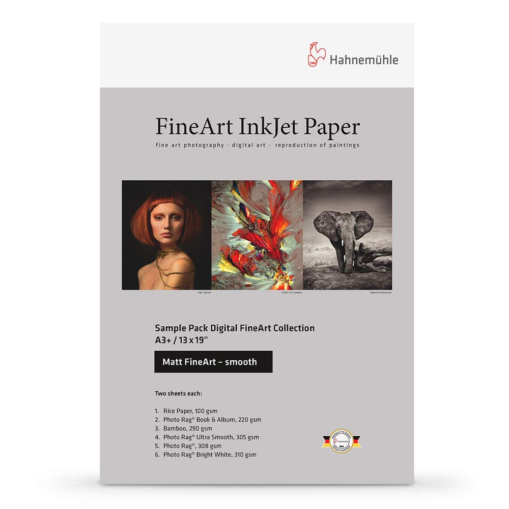 Hahnemühle Sample Pack - Matt Fine Art - Smooth, 12 sheets